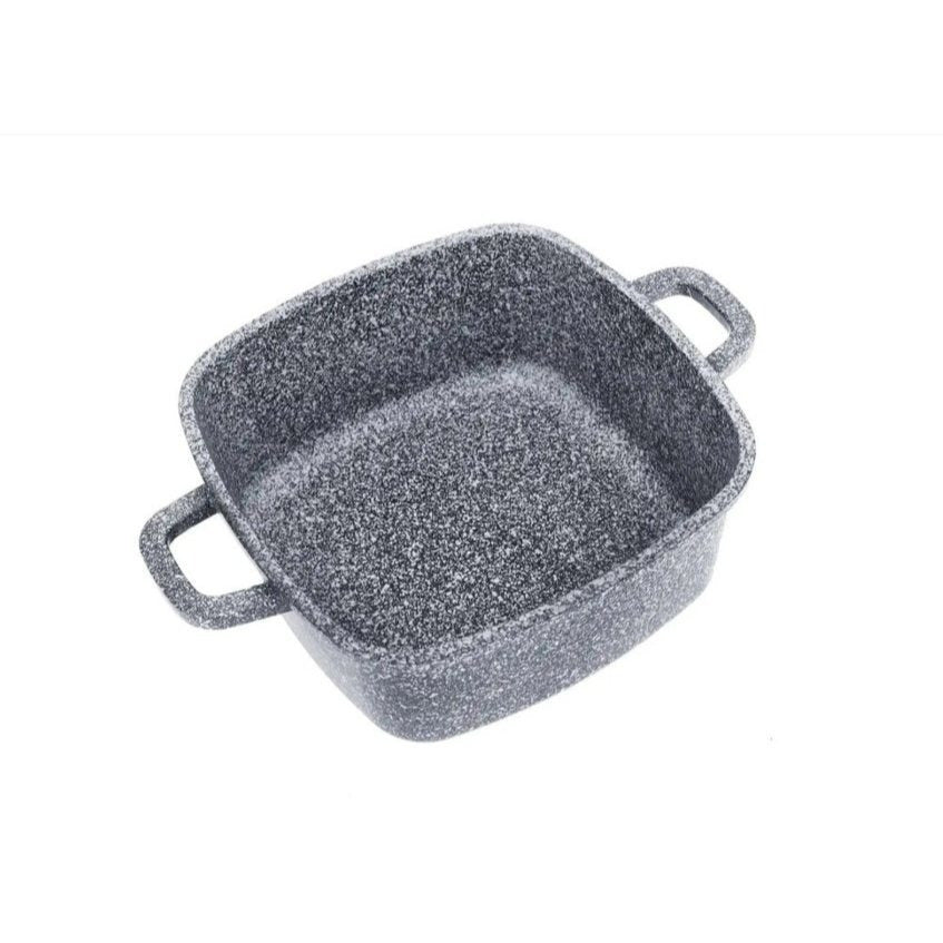 Kookset – Pannenset – Steelpannen – Pannen Met Deksel – Inductie Geschikt – Marmeren Anti-aanbaklaag – Aluminium – 8-Delig