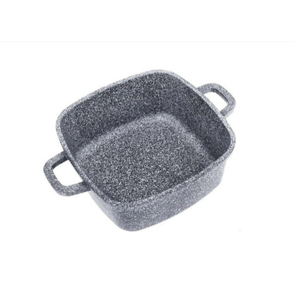 Kookset – Pannenset – Steelpannen – Pannen Met Deksel – Inductie Geschikt – Marmeren Anti-aanbaklaag – Aluminium – 8-Delig