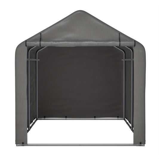Fietsenstalling – Bike Shelter – Fietsenhok – Fietsenberging – Buitenberging – Ruime Afmetingen 160x220x165 cm – Waterdicht PE Materiaal & Stevig Stalen Frame