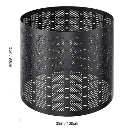 Compostbak – Compostvat – Composter – Compostton – Tuincomposter – 1000 Liter Capaciteit – Duurzaam HDPE Kunststof