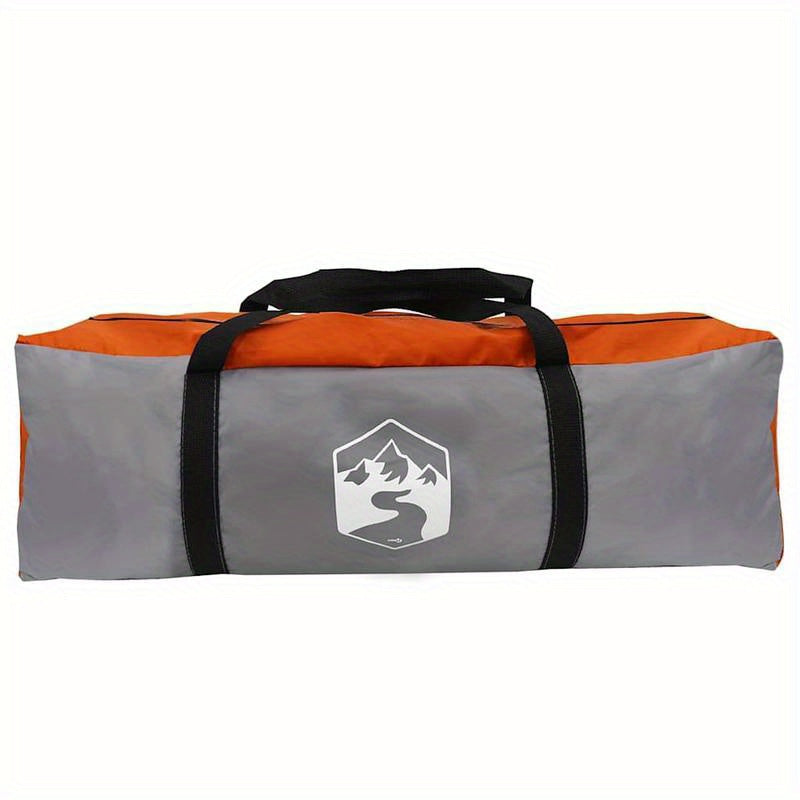 Dome Tent with Roof and Storage with Air Vent Gray and Orange Removable Temporary Outdoor Available in All Seasons