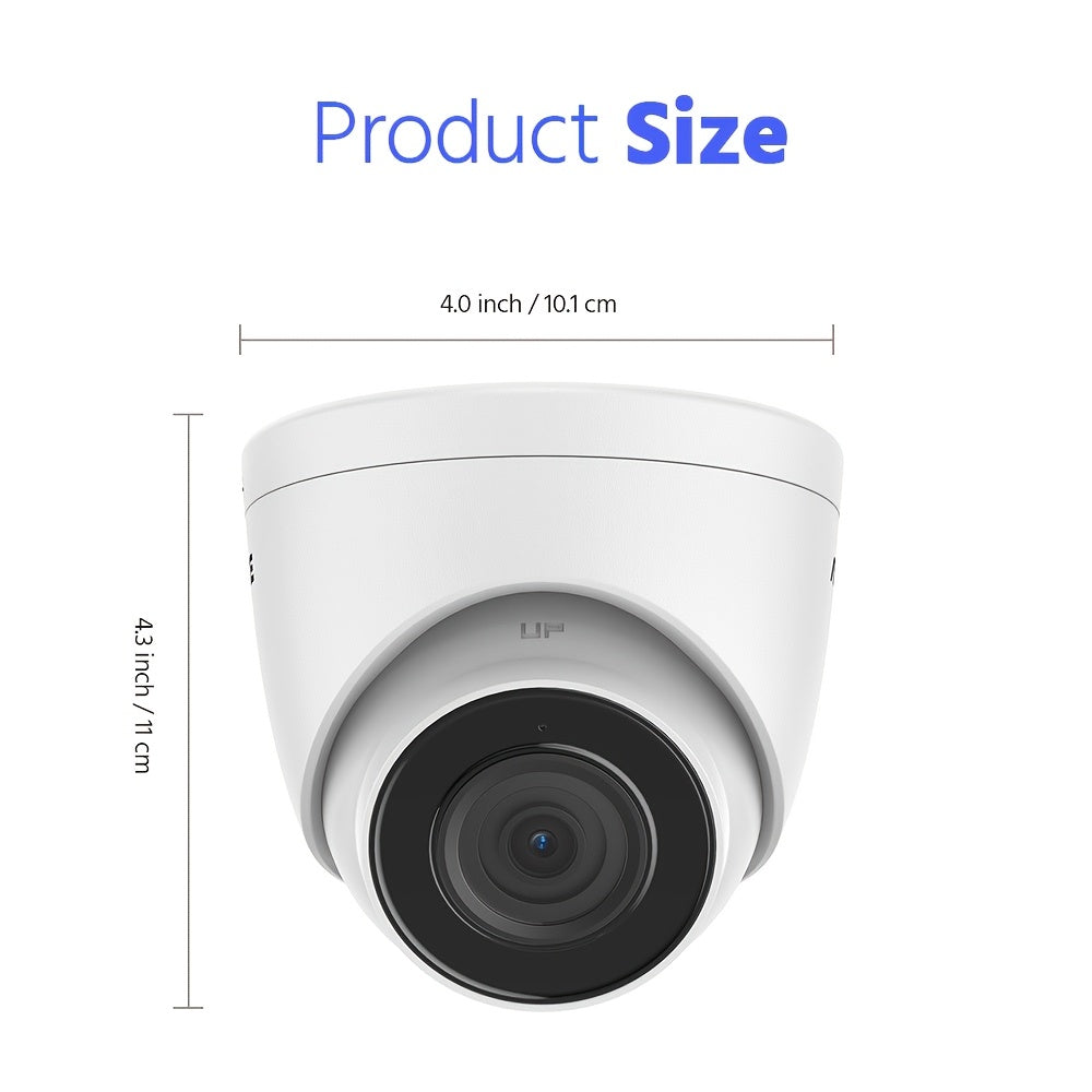 Beveiligingscamera – Surveillance Camera – Bewakingscamera – CCTV Camera – IP Camerasysteem – 5MP Resolutie – Nachtzicht 30 Meter