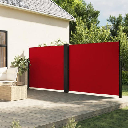 Uittrekbaar Privacy Scherm – Balkonscherm – Tuinscherm – Beschermingsdoek – Windscherm – Verstelbaar – Zonlicht Blokkerend - Rood