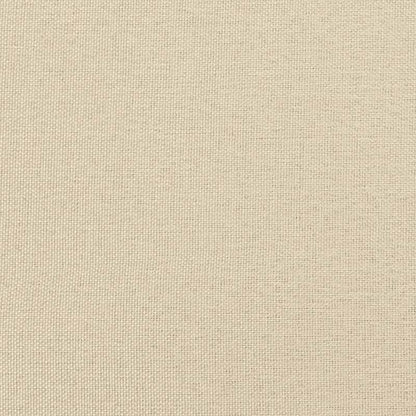 3-Zitsbank – 3-Persoonsbank – Zitbank – Sofa – Loveseat – Crème Stof – 180 cm breed – Massief Houten Frame – Laagwaardig Vezelplaat – Tijdloos Design – Eenvoudig Te Monteren