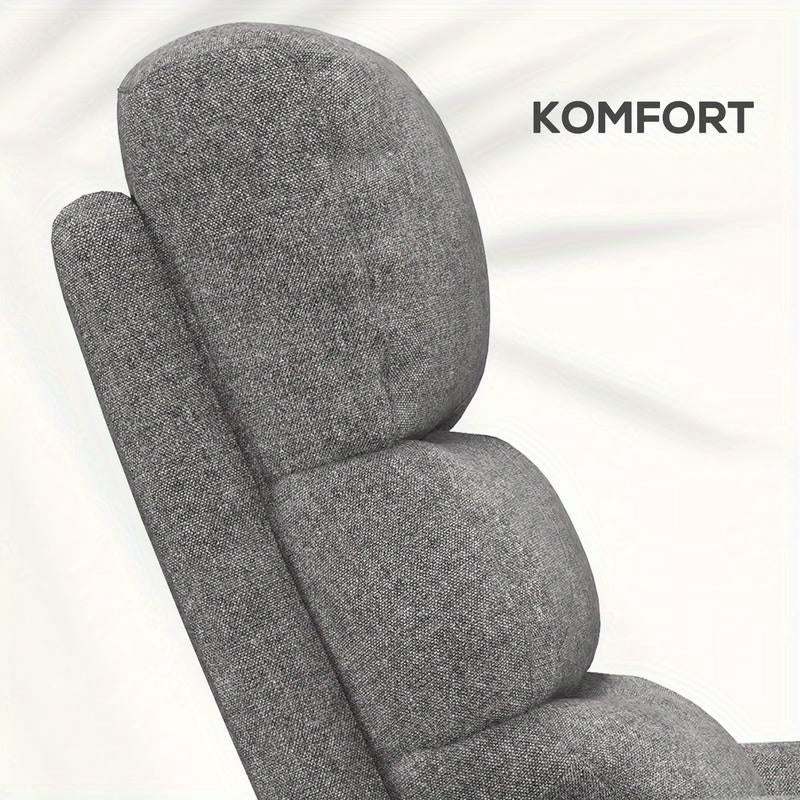 Ergonomic Recliner Chair with Stand Assist, 120kg Weight Capacity, 66 x 90 x 96cm, Leisure Chair for Living Room, Bedroom, Dining Room, Hallway, Balcony - Multifunctional Comfortable Seating, Perfect Home Decor