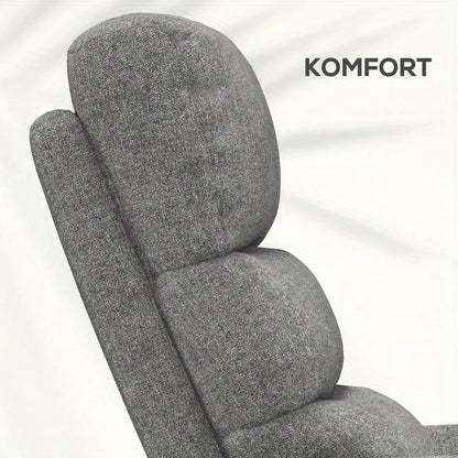 Ergonomic Recliner Chair with Stand Assist, 120kg Weight Capacity, 66 x 90 x 96cm, Leisure Chair for Living Room, Bedroom, Dining Room, Hallway, Balcony - Multifunctional Comfortable Seating, Perfect Home Decor