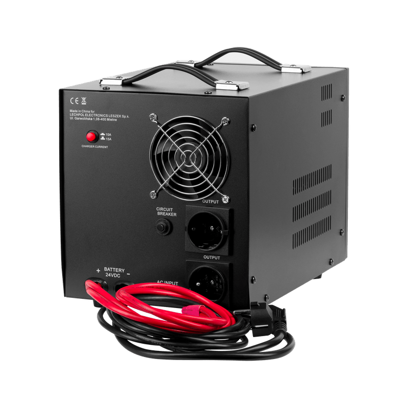 No-break – Noodstroomvoorziening – UPS – Stroomonderbreking Beveiliging – 1800W Vermogen – Pure Sinusgolf & 24V Batterij Dual-Power