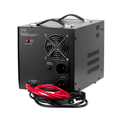 No-break – Noodstroomvoorziening – UPS – Stroomonderbreking Beveiliging – 1800W Vermogen – Pure Sinusgolf & 24V Batterij Dual-Power