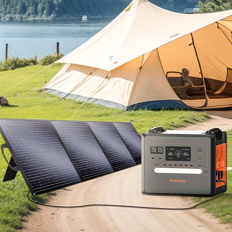 Powerstation – Mobiele Stroomgenerator – Draagbare Accu – Noodstroomvoorziening – Energiecentrale – 2304Wh Capaciteit – 2500W Continu Vermogen