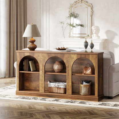 Sidetable – Sofa Tafel – Haltafel – TV Meubel – Industriële Console Table – 160 cm Lang – Robuust MDF Met Metaal – Veelzijdige Opbergruimte