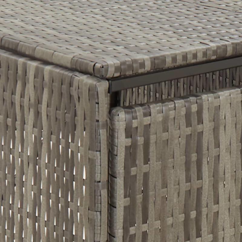 Afvalbak – Prullenbak – Vuilnisbak – Afvalcontainer – Afvalemmer – Groen – Polyrattan – Duurzaam & Lekvrij – 70x80x117 cm – Voor Thuis en Kantoor
