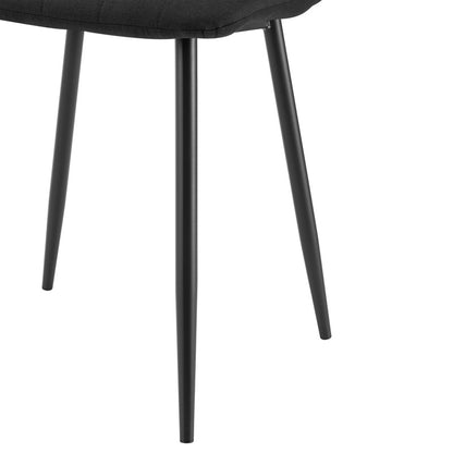 Eetkamerstoelen – Stoelen – Kuipstoelen – Eettafelstoelen – Keukenstoelen – Gestoffeerd – Stalen Onderstel – Set van 4 – Max 120 kg draaggewicht