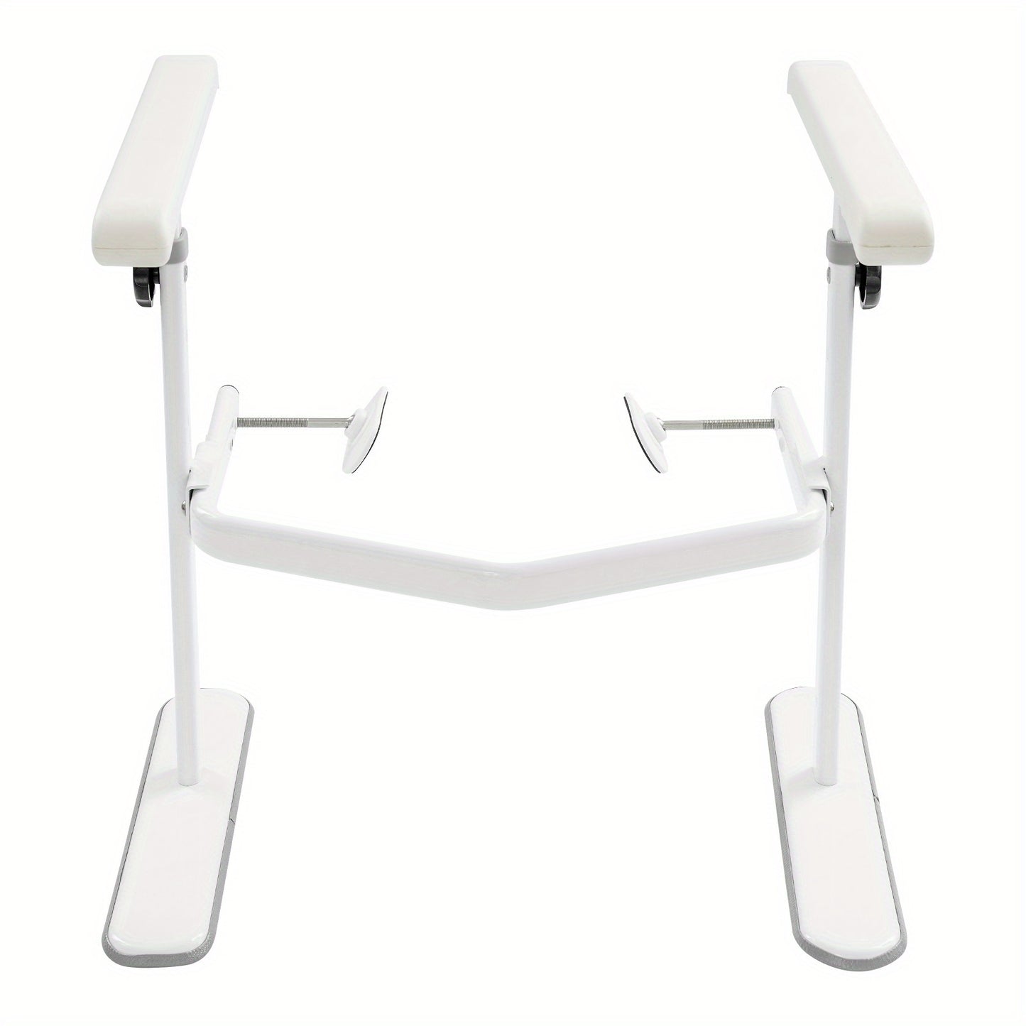 Toiletbeugel – Toiletbeugel Veiligheid – Toiletsteun – Toiletbeugel Wandbeugel – Verstelbare Toiletsteun – Verstelbaar Hoogte – Antislip Basis – Max. Draagkracht 150 kg – Wit