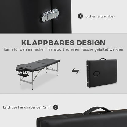 Massagetafel – Massagebed – Behandeltafel – Behandelbank – Massagebank – Extra Breed – 7-zone Verstelbaar – In Hoogte Verstelbaar – Draagvermogen 130 kg – Opvouwbaar Met Stevig Metalen Frame