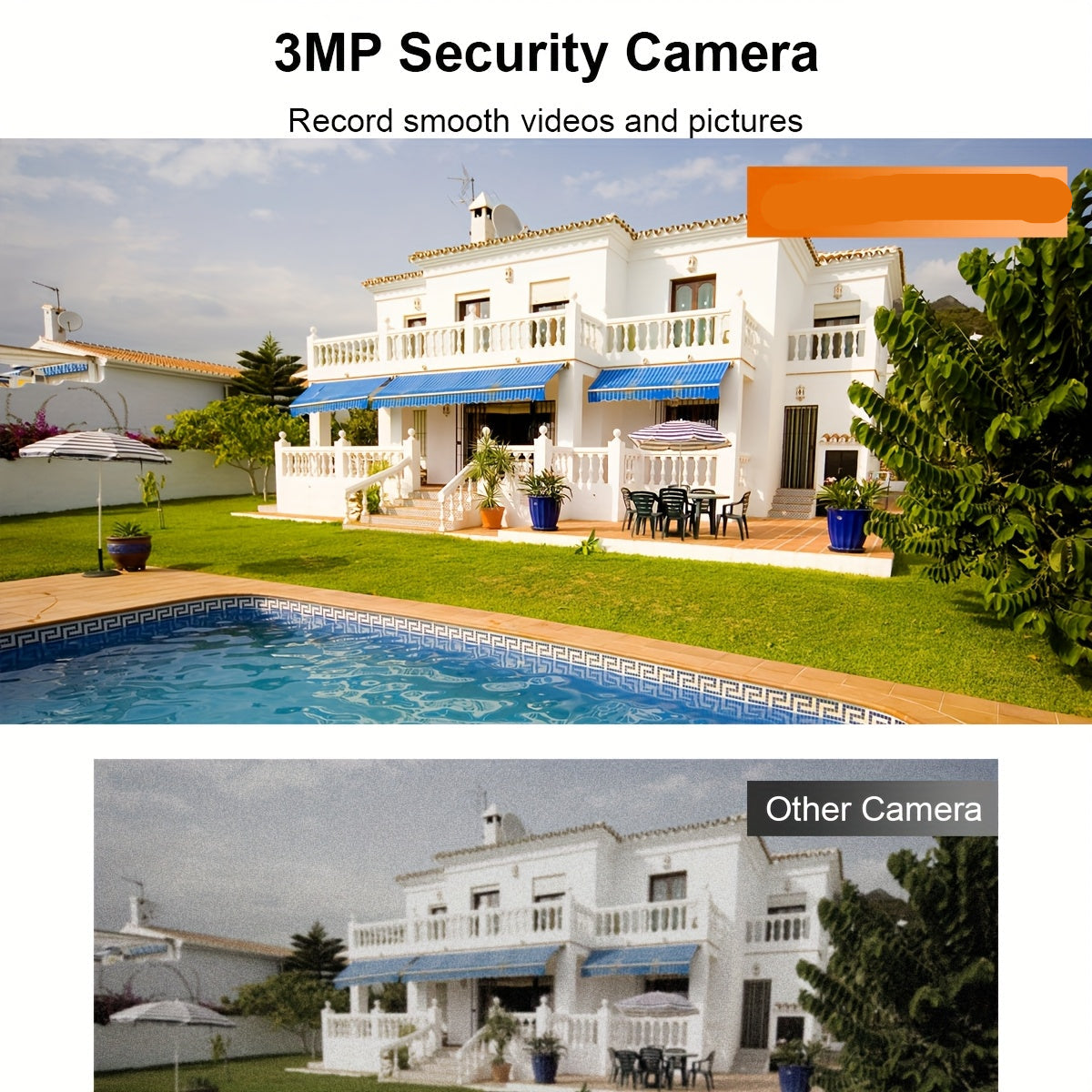 Beveiligingscamera – Buitencamera – Wifi Camera – Draadloze Camera – Solar Camera – 3MP Full HD – Nachtvisie - Zwart