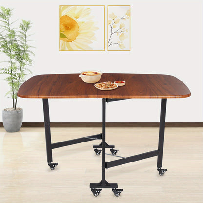 Klaptafel – Vouwtafel – Campingtafel – Tuintafel – Plooitafel – Extra Groot 120x80x75 cm – Stevig Hout & Staal – Ruimtebesparend & Mobiel
