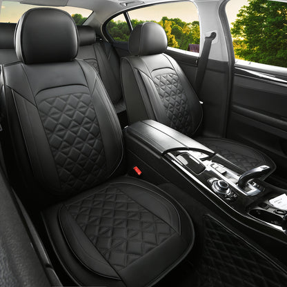 Autostoelhoezen – Stoelhoezen Auto – Zitbeschermer – Autostoelbekleding – Universele Seat Covers – 5 Zitplaatsen Set – PU Leer – Comfortabele Sponsvulling