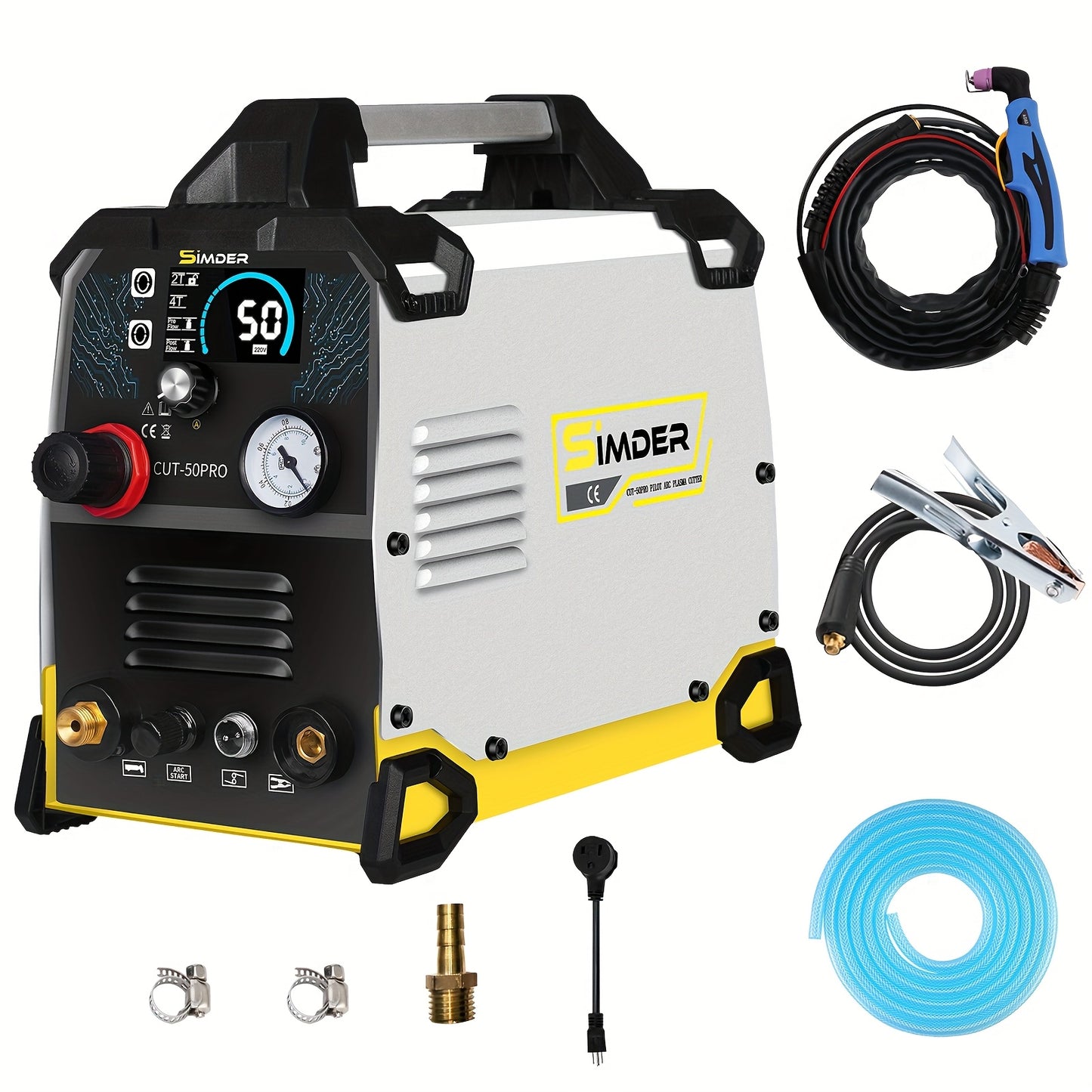 plasmasnijder – plasma cutter – snijbrander – plasma snijmachine – plasmamachine – 50 Amp snijstroom – non-touch pilot ARC technologie