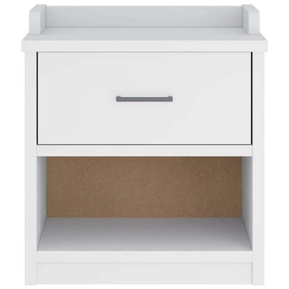 Modern White Solid Pine Hallway Bench with Shoe Storage, 45x40x50cm, Minimalist Design for Entryway or Living Room, Durable and Stylish Organizer for Shoes and Accessories