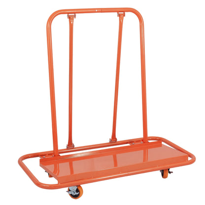 Plaatentrolley – Platenwagen – Rigips Trolley – Panelentrolley – Transportwagen – Draagvermogen 1000 kg – Robuust Stalen Frame – Oranje