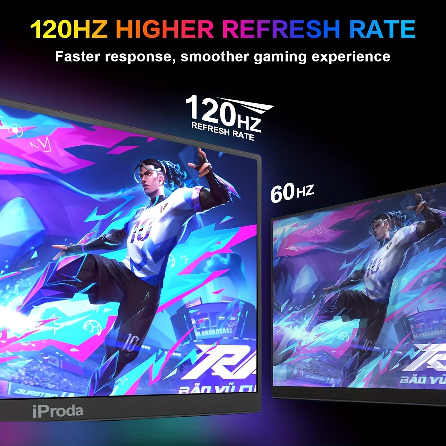 Portable Monitor – Extra Scherm – Tweede Beeldscherm – Laptop Monitor – Gaming Monitor – 18,5 Inch – 120Hz Refresh Rate – 100% sRGB Kleurruimte
