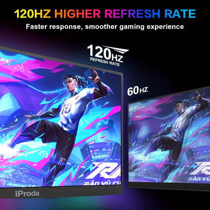 Portable Monitor – Extra Scherm – Tweede Beeldscherm – Laptop Monitor – Gaming Monitor – 18,5 Inch – 120Hz Refresh Rate – 100% sRGB Kleurruimte