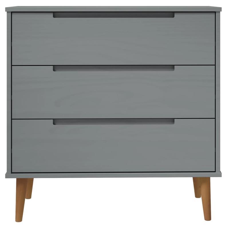 Ladekast MOLDE 80x40x80cm massief grenenhout grijs, Almirah For Clothes, Wardrobe Closet Local Warehouse, Meuble De Rangement, Commode De Chambre, Cubbpqrd, Clothes Storage, Bedroom Furniture, Contemporary Furniture, Sleek St