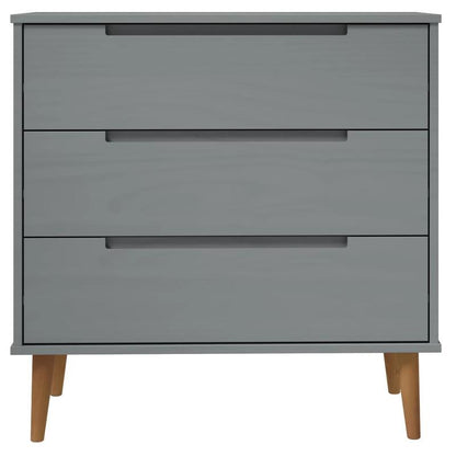Ladekast MOLDE 80x40x80cm massief grenenhout grijs, Almirah For Clothes, Wardrobe Closet Local Warehouse, Meuble De Rangement, Commode De Chambre, Cubbpqrd, Clothes Storage, Bedroom Furniture, Contemporary Furniture, Sleek St