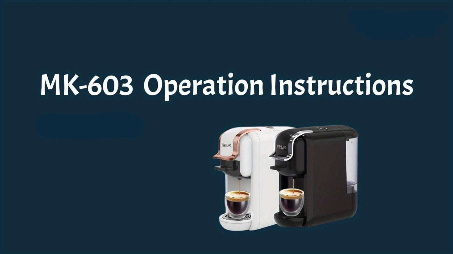 Koffiecapsuleautomaat – Espresso Machine – Koffiezetapparaat – Volautomatische Koffiemachine – Capsule Machine – Snelle Opwarming – Geschikt Voor Warme En Koude Dranken – Zwart