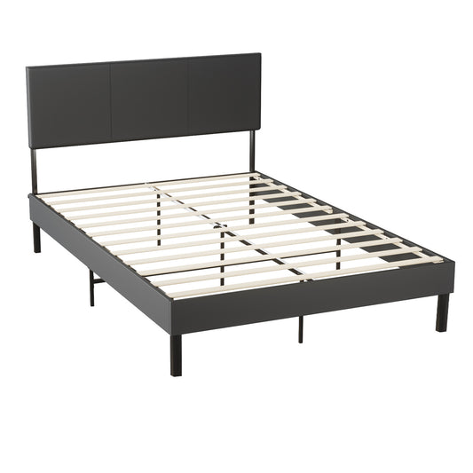 Bed Frame Robust Bed Frame 120*200CM/140*200CM Slatted Frame Maximum Load Capacity 350 Kg for Imitation Leather