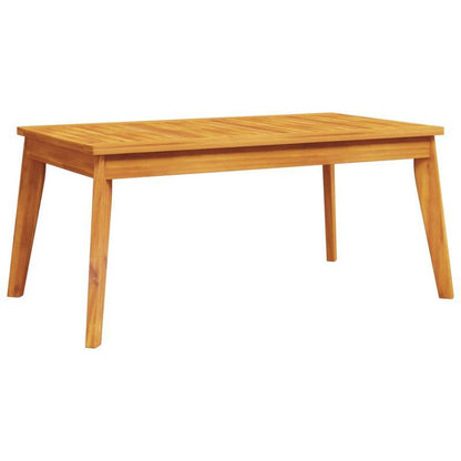 Tuin-Eettafel – Buitentafel – Terrastafel – Balkonset – Loungtafel – Massief Acaciahout – Compact 100x55x45 cm – Weerbestendig