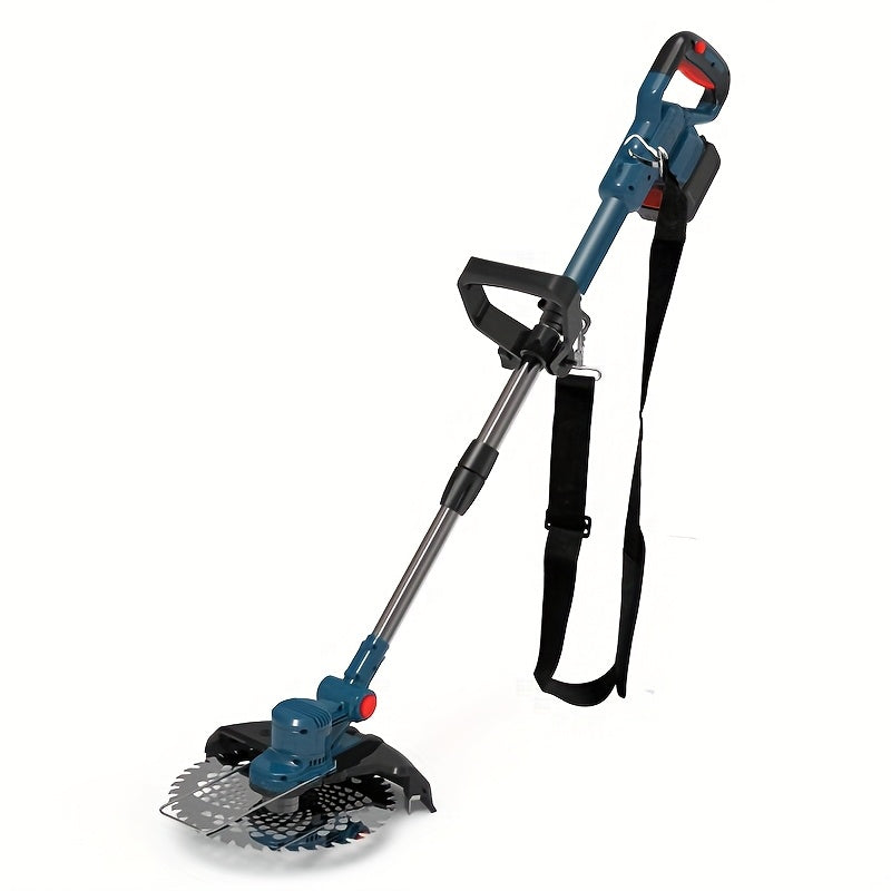 Grastrimmer – Elektrische Trimmer – Accu Trimmer – Snoeier – Zaag – 750W Motor – Verstelbare Snijkop - met 2 batterijen