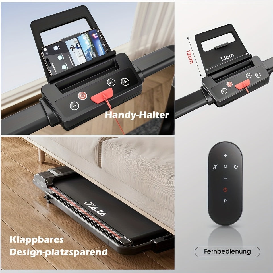 Loopband – Treadmill – Hardloopband – Wandelband – Sportband – Compact Inklapbaar – Handmatige Hellingshoek