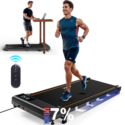 Loopband – Walking Pad – Wandelband – Treadmill – Hometrainer – 2,25 PK Motor – Inklapbaar Met Hellingsfunctie