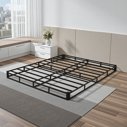 Boxspring Frame – Bedbodem Frame – Matras Ondersteuning – Bed Frame Queen Size – Stevig Metalen Frame – 79,1 x 59,6 cm – Afneembare Stoffen Hoes