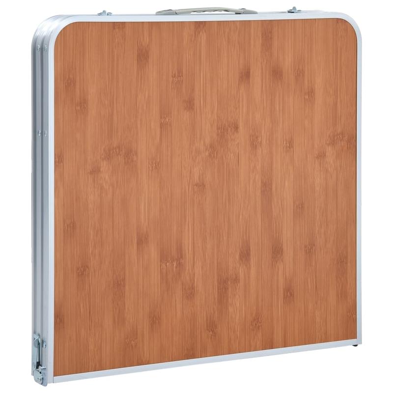 Campingtafel – Inklapbare Tafel – Picknicktafel – Kampeertafel – Lichtgewicht Aluminium – Verstelbare Hoogte – Draagvermogen 50 Kg