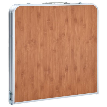 Campingtafel – Inklapbare Tafel – Picknicktafel – Kampeertafel – Lichtgewicht Aluminium – Verstelbare Hoogte – Draagvermogen 50 Kg