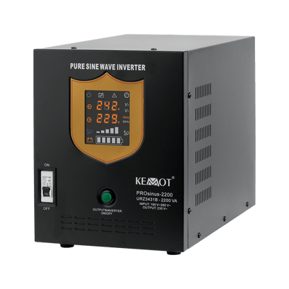 Stroomvoorziening – Ononderbroken Voeding – Noodstroomunit – No-break – UPS Noodvoeding – Back-up Stroomvoorziening – 1600W Vermogen – Zuivere Sinusgolf Uitgang