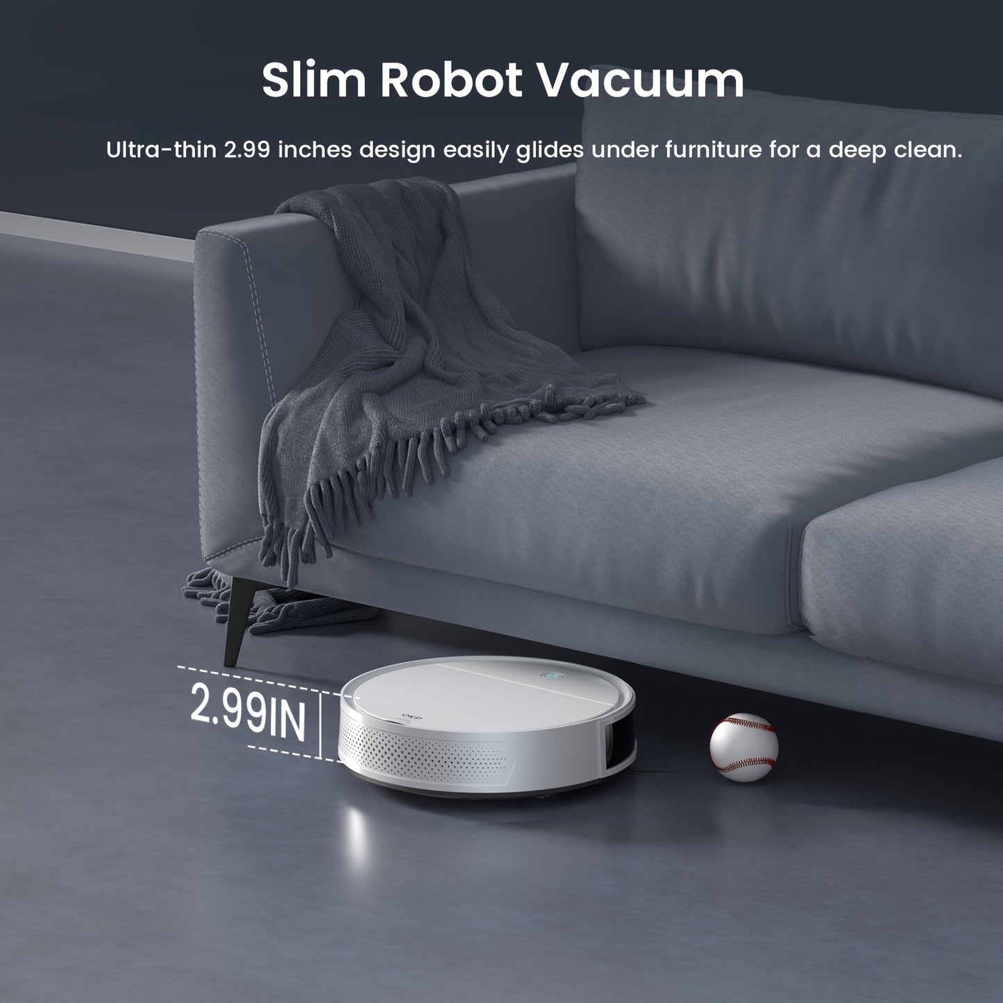 Robotstofzuiger – Dweilrobot – Stofzuigerrobot – Automatische Stofzuiger – Wi-Fi Bediening – 5000Pa Zuigkracht – 180 Minuten Gebruikstijd