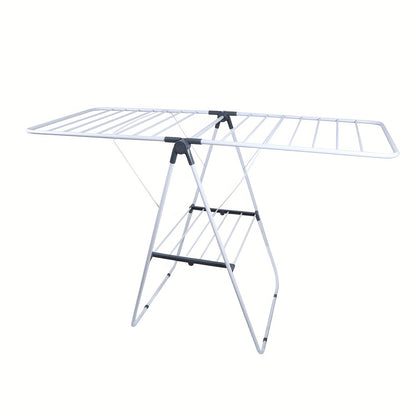 Droogrek – Wasrek – Kledinghanger – Droogstandaard – Inklapbaar Rek – Roestvrij Staal – Stevig En Ruim 138x60x98,5cm