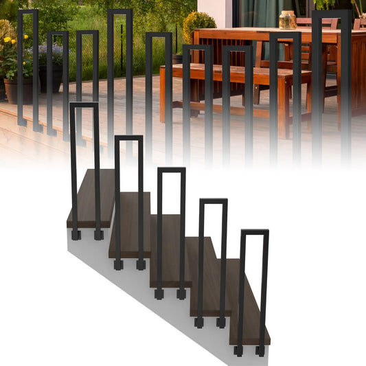 Trapleuning – Leuning, Handgreep, Trapleuning Hoek, Balkonleuning – Verstelbaar 85-100 cm – Roestvrij Staal – U-Vormig Design
