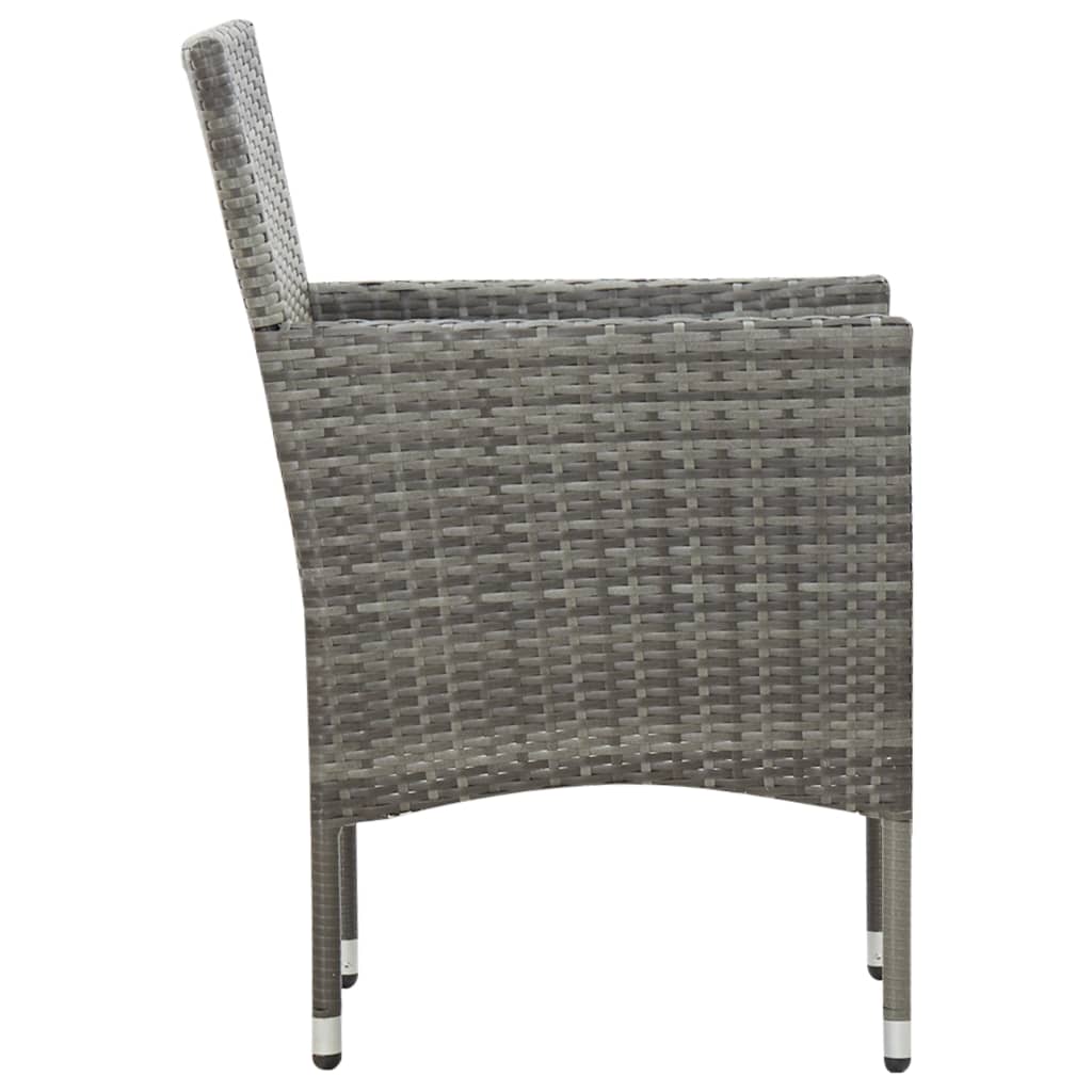 Loungeset – Tuinmeubelset – Zitgroep – Balkonset – Loungemeubel – Polyrotan – 5-Delig – Inclusief Comfortabele Kussens