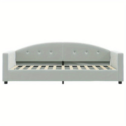 Slaapbank – Sofa Bed – Bedbank – Futon – Loveseat – Velvet Bekleding – 80x200 cm – Hardhouten Frame