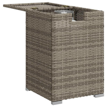 Propaanfleshoes Tafel – Gasfleshoes Tafel – Propaanfles Cover – Buiten Tafel – Outdoor Tafel – Grijs – 40x40x60 cm – Eenvoudig te Monteren – Draagbaar