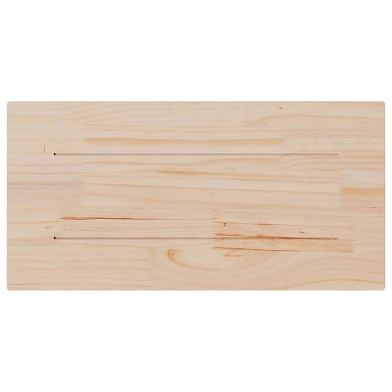 Houten Tafelblad – Houten Blad – Tafelblad Paneel – Werkblad – Tafelplaat – Solide Pine Hout – 90x45x2,5 cm – Natuurlijke Houtnerf