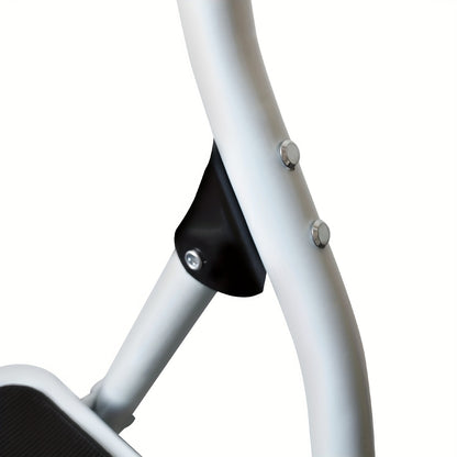 Vouwladder – Trap – Opstapje – Huishoudtrap – Inklapbare Ladder – 4 Treden – Stalen Handrail – Antislip Rubber – Max 150 kg Belastbaar