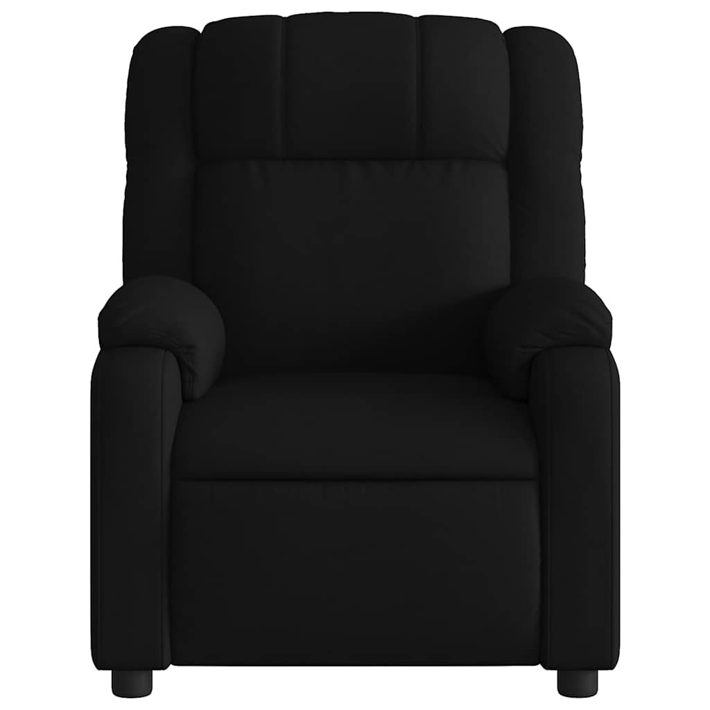 Elektrische Relaxfauteuil – Relaxstoel – Elektrische Loungefauteuil – Massage Fauteuil – Verstelbare Zetel – Zwart – 6 Massagepunten – Elektrische Verstelling Tot 135 Graden