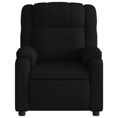 Elektrische Relaxfauteuil – Relaxstoel – Elektrische Loungefauteuil – Massage Fauteuil – Verstelbare Zetel – Zwart – 6 Massagepunten – Elektrische Verstelling Tot 135 Graden