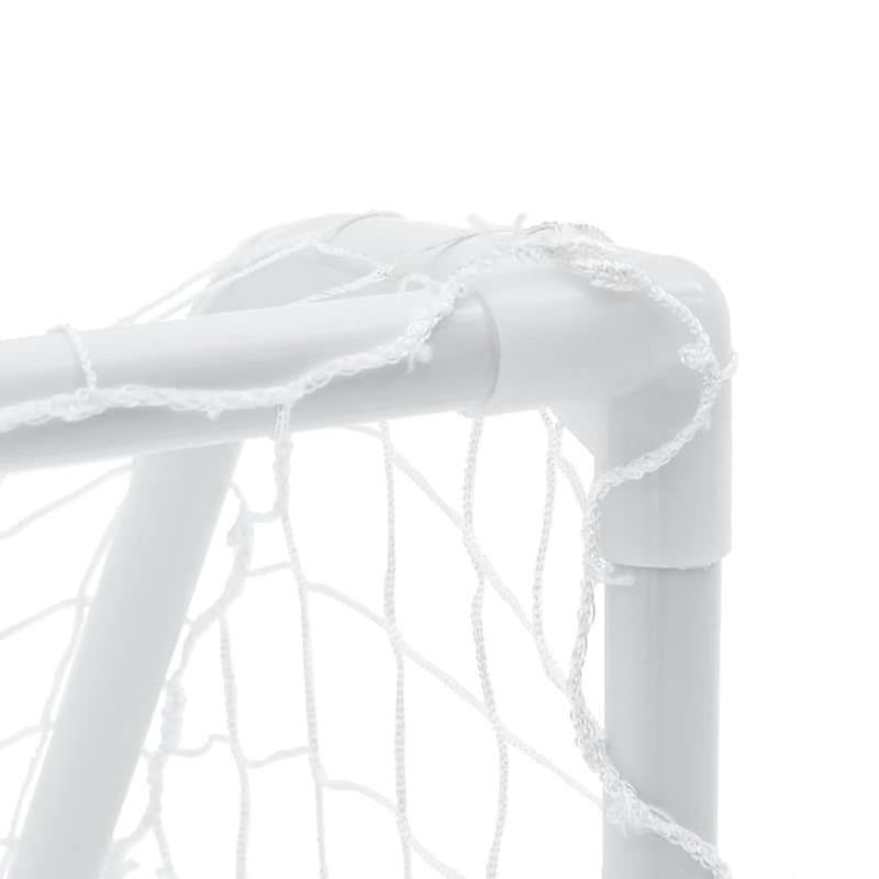 Voetbaldoel – Voetbalgoal – Voetbalgoals – Voetbaldoeltjes – Set van 2 – Inklapbaar & Draagbaar – 64x35x48 cm – Inclusief Witte Bal