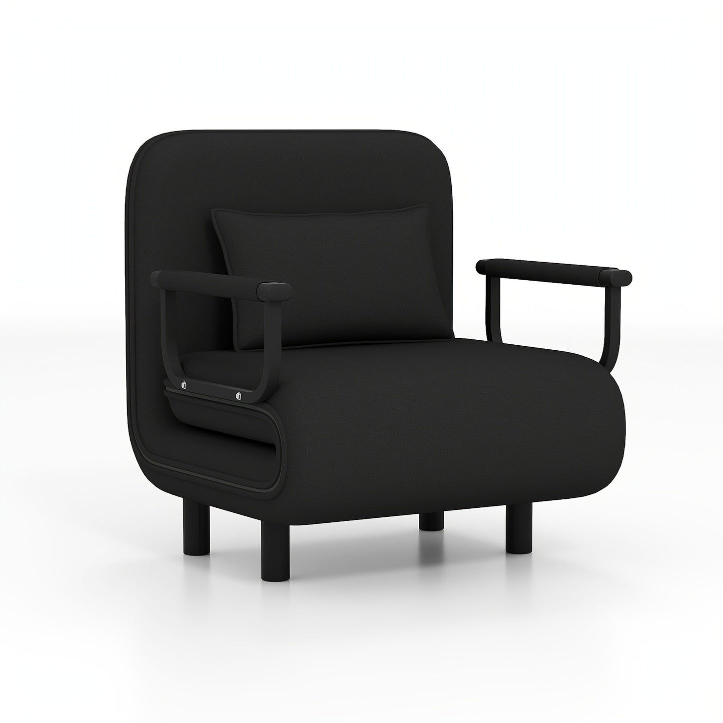 Slaapfauteuil – Slaapbank – Sofa Bed – Relaxstoel – Zitzetel – 5-Standen Verstelbare Rugleuning – Compact 116×65×85 cm Polyester